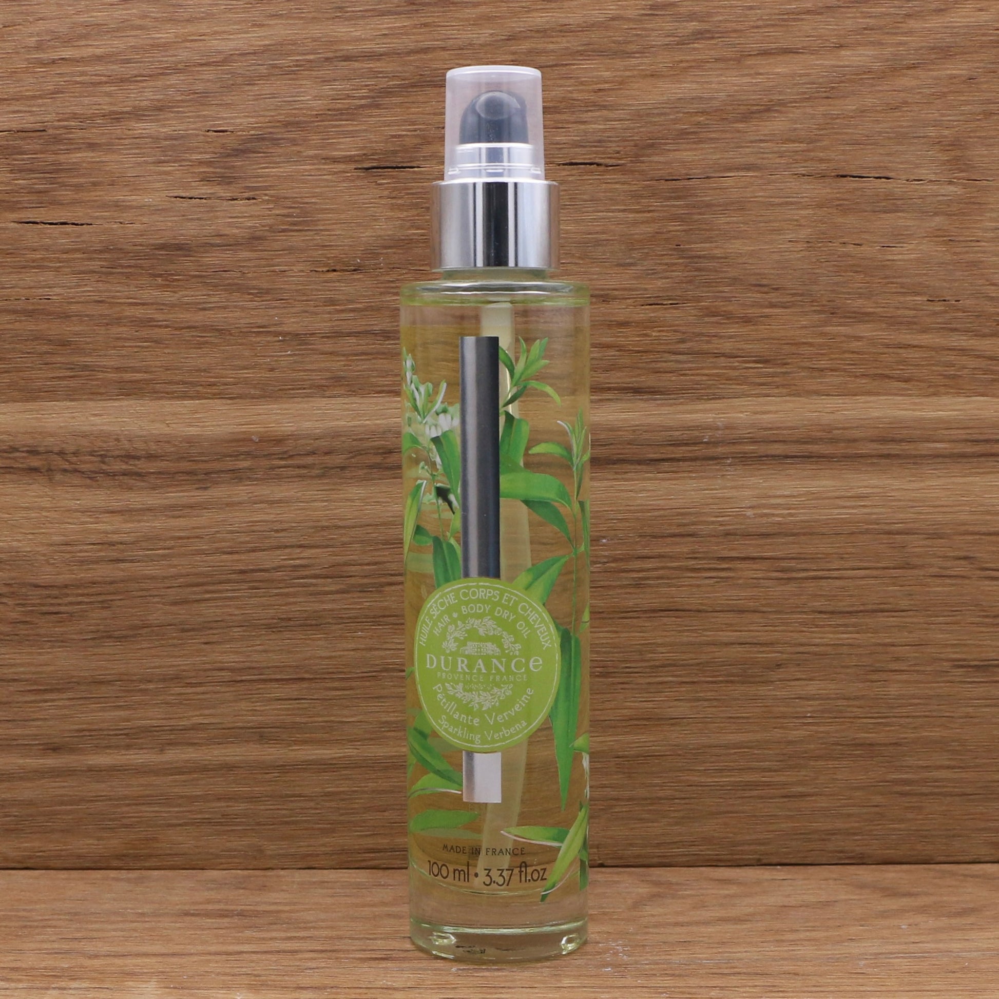 Huile sèche Pétillante Verveine Corps et Cheveux 100ml - Durance