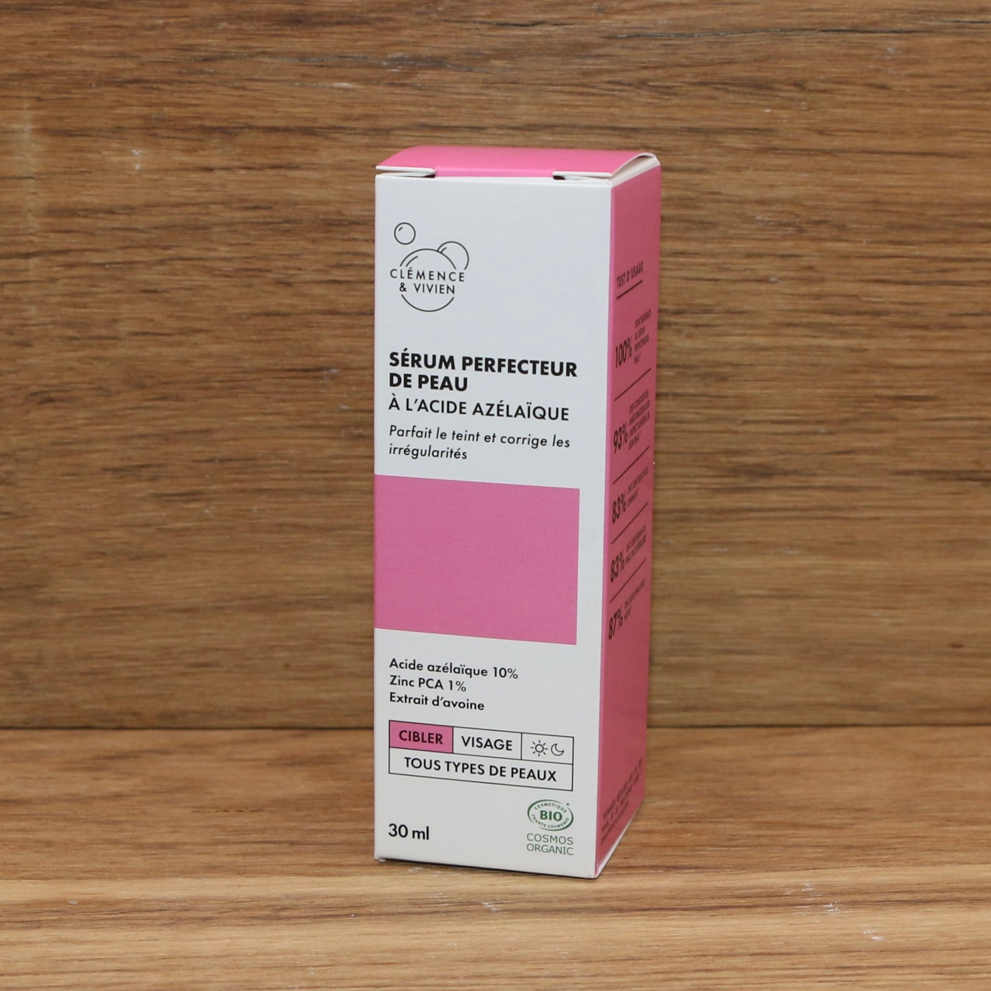 Sérum Perfecteur de peau Acide Azélaïque 10% 30ml - Clémence & Vivien