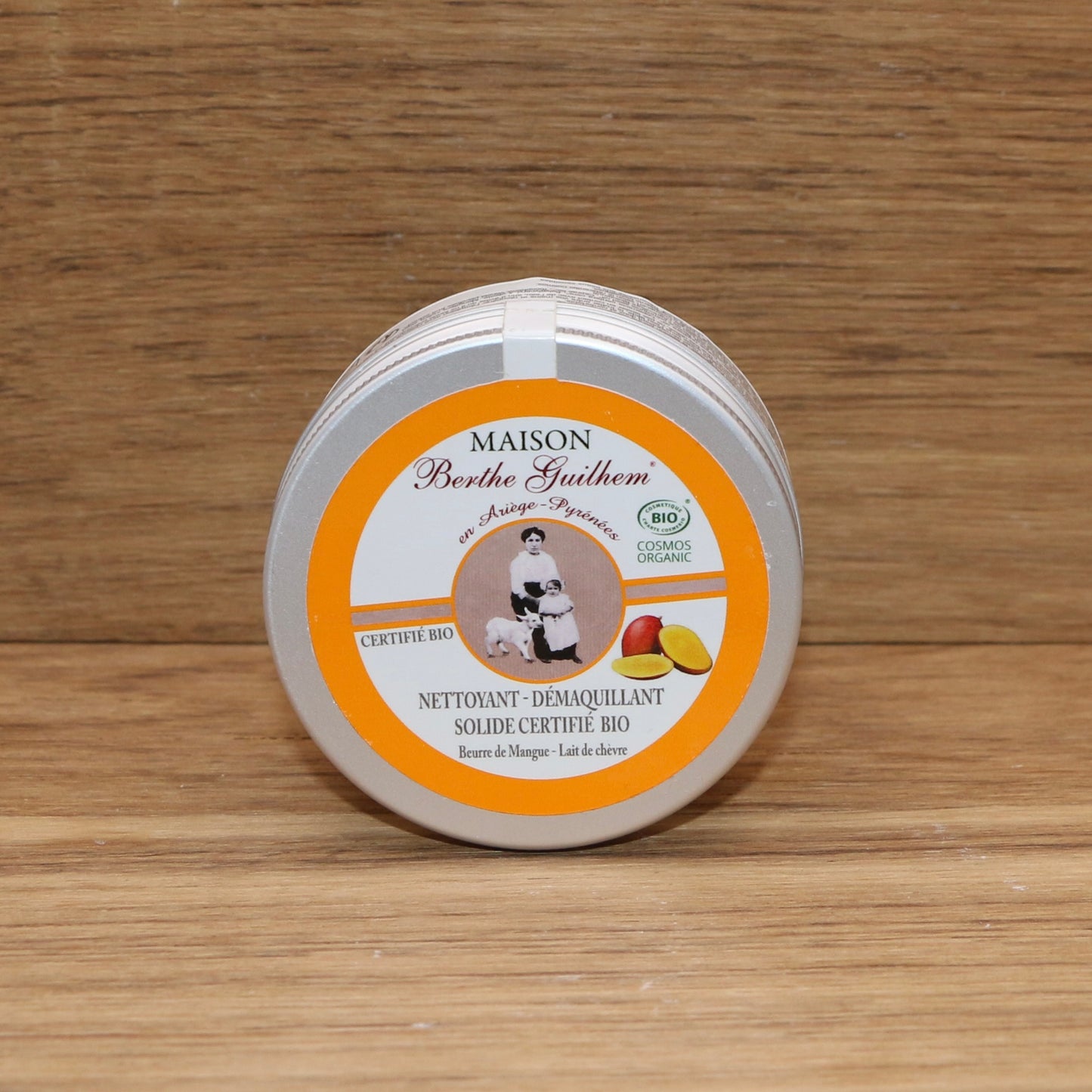 Nettoyant Démaquillant Solide certifié Bio 40gr - Maison Berthe Guilhem