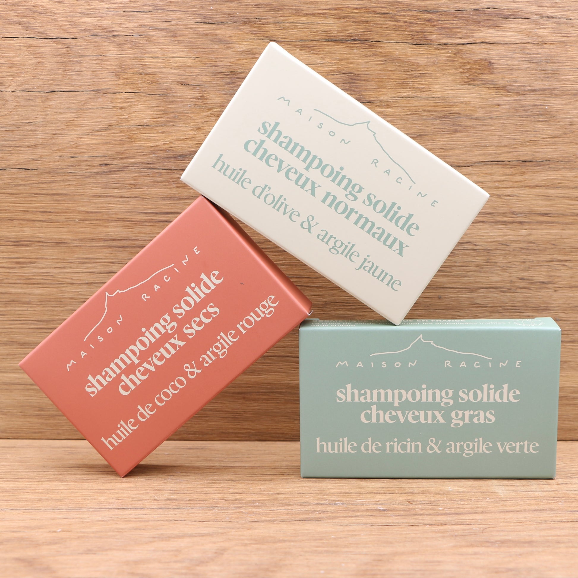 Collection shampoings Maison Racine