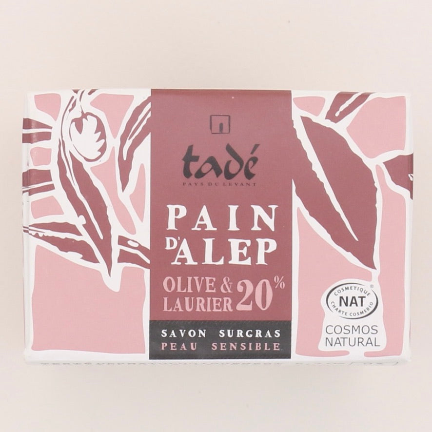 Pain d'Alep Olive & Laurier 20% 190g - Tadé