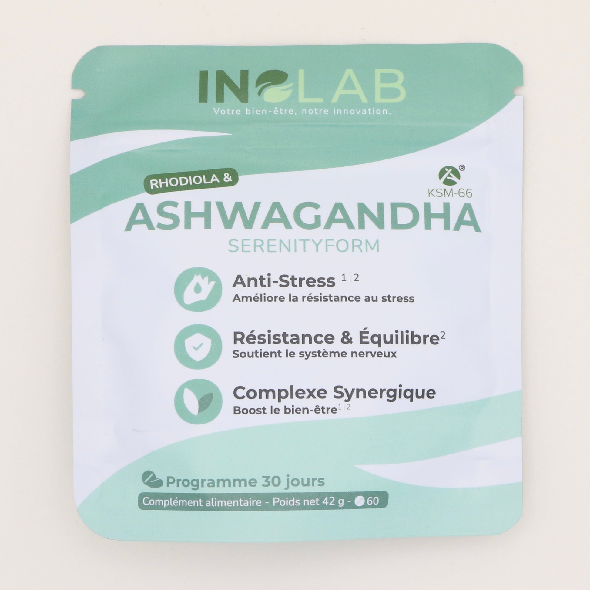 Anti-Stress 60 comprimés - Laboratoire Inolab