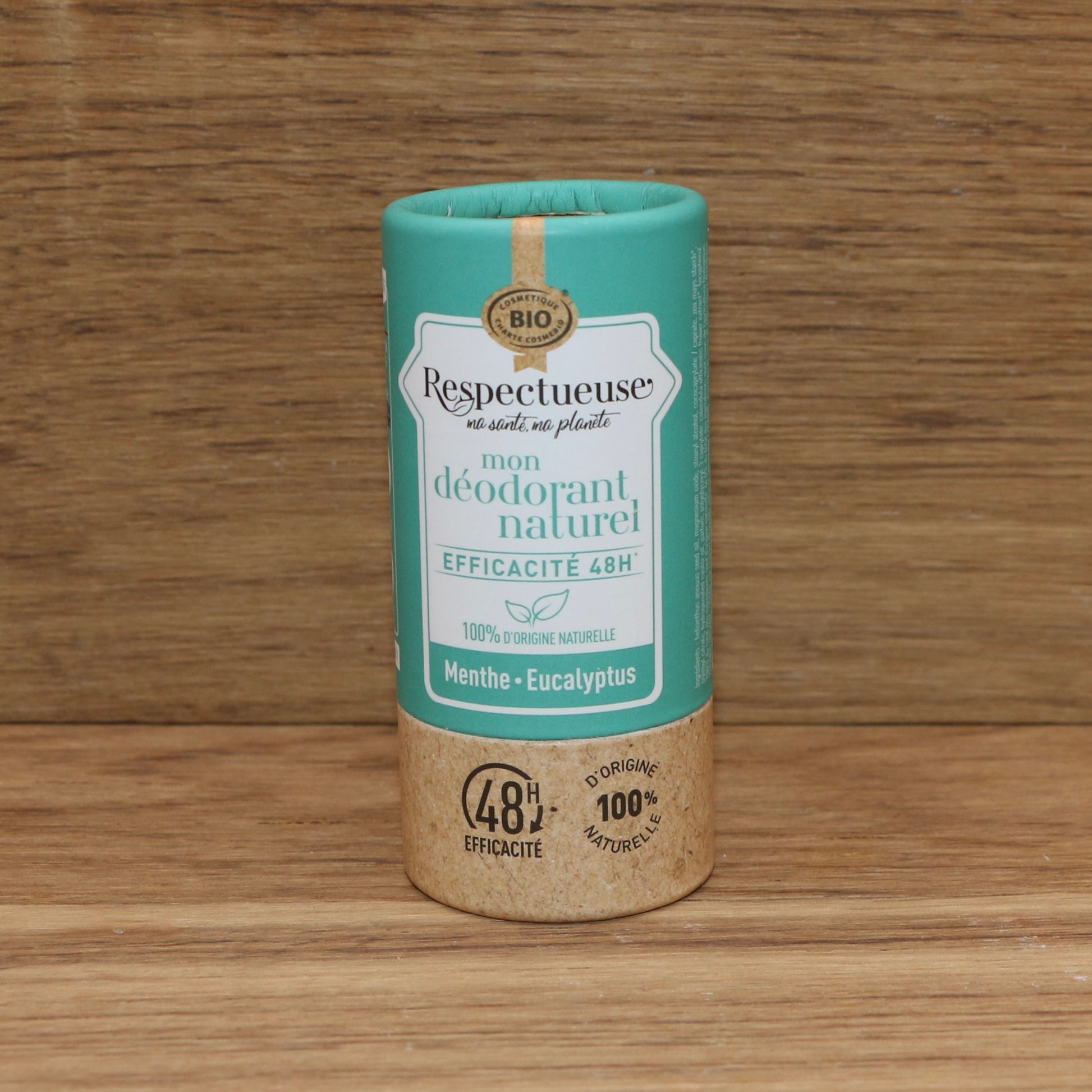Déodorant naturel Menthe Eucalyptus 50gr - Respectueuse
