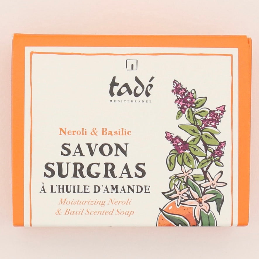 Savon surgras Neroli & Basilic 125g - Tadé