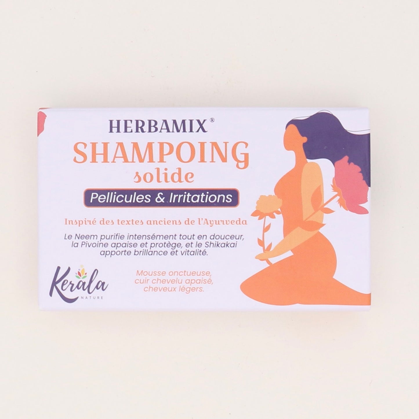 Shampoing solide Pellicules & Irritation Herbamix 70g - Kerala Nature