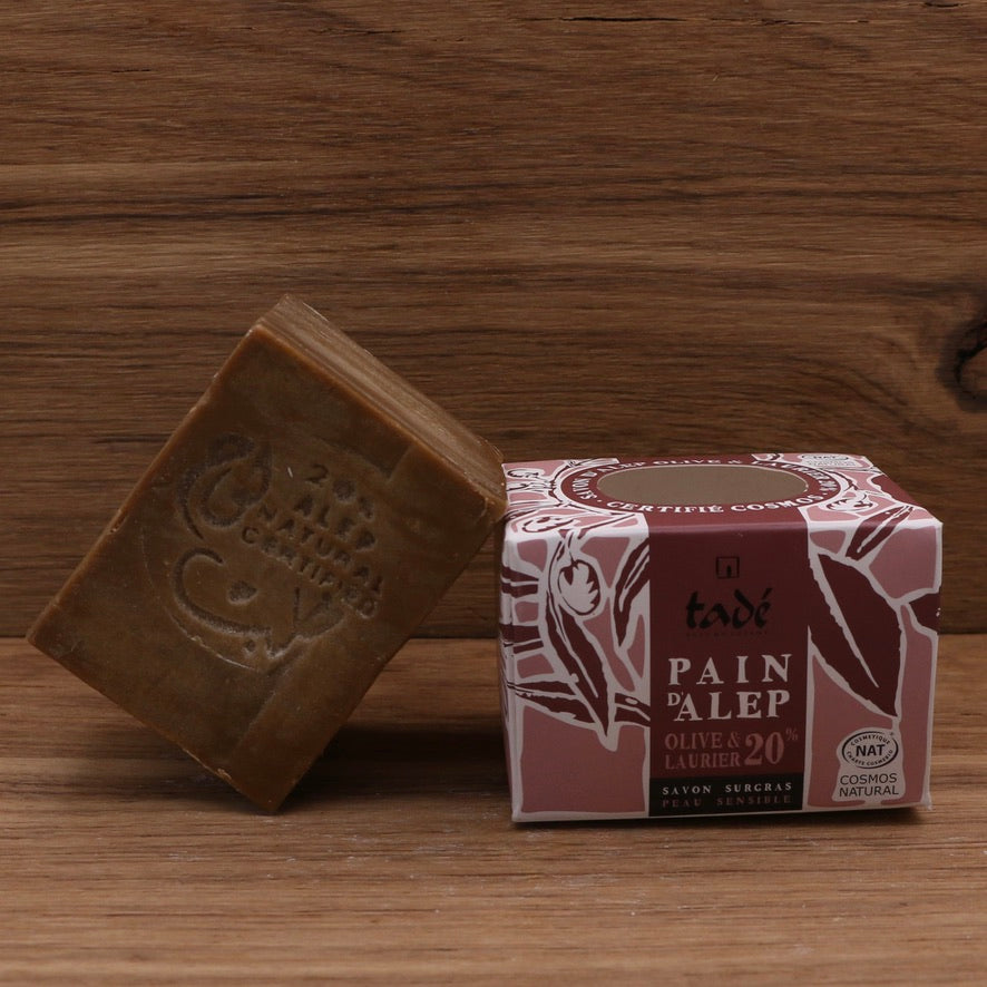 Pain d'Alep Olive & Laurier 20% 190g - Tadé