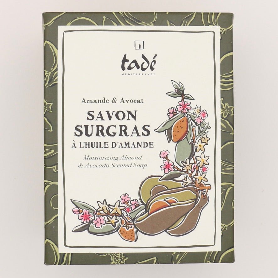 Savon surgras Amande et Avocat 200g - Tadé