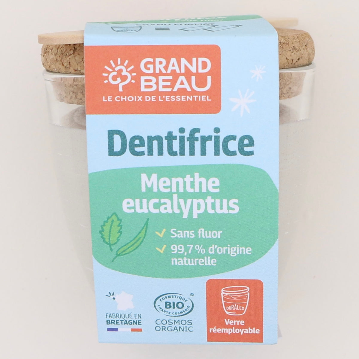 Dentifrice Menthe/Eucalyptus 175g - Grand Beau