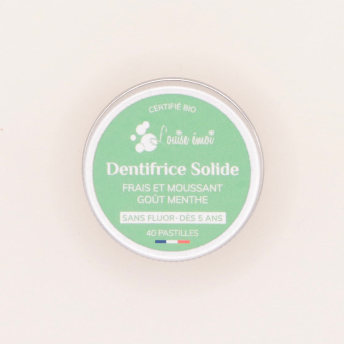 Dentifrice solide Menthe 40 pastilles - Louise Émoi