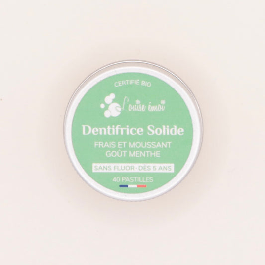 Dentifrice solide Menthe 40 pastilles - Louise Émoi