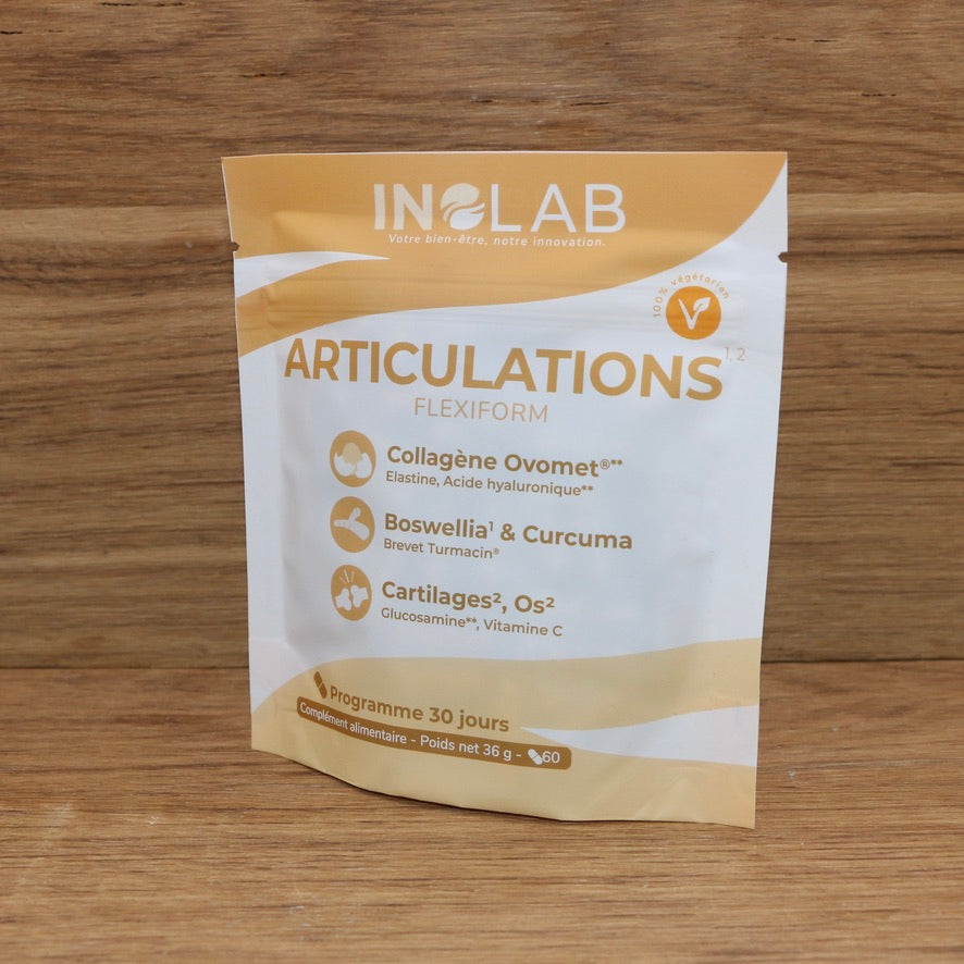 Articulations Flexiform 60 gélules - Laboratoire Inolab