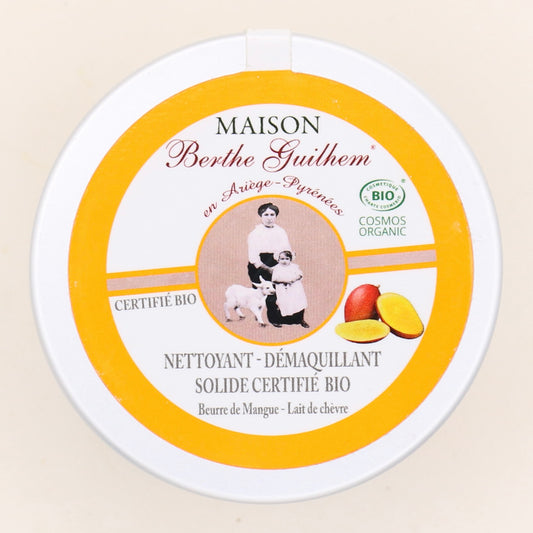 Nettoyant Démaquillant Solide certifié Bio 40gr - Maison Berthe Guilhem