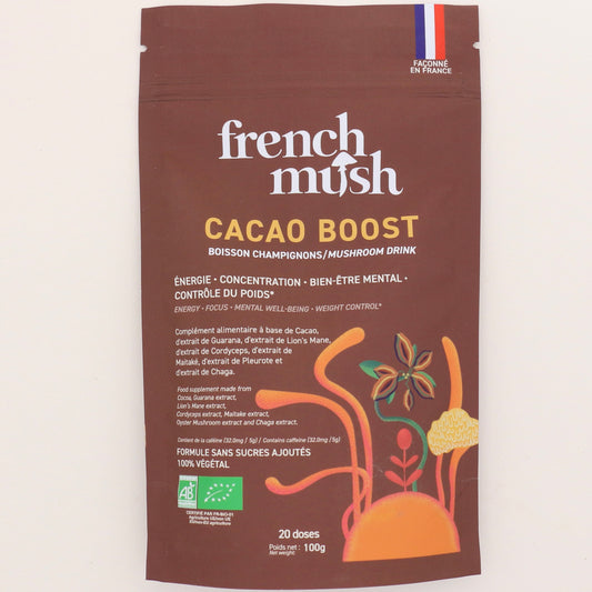 Cacao Boost Boisson Champignons 100g - French Mush