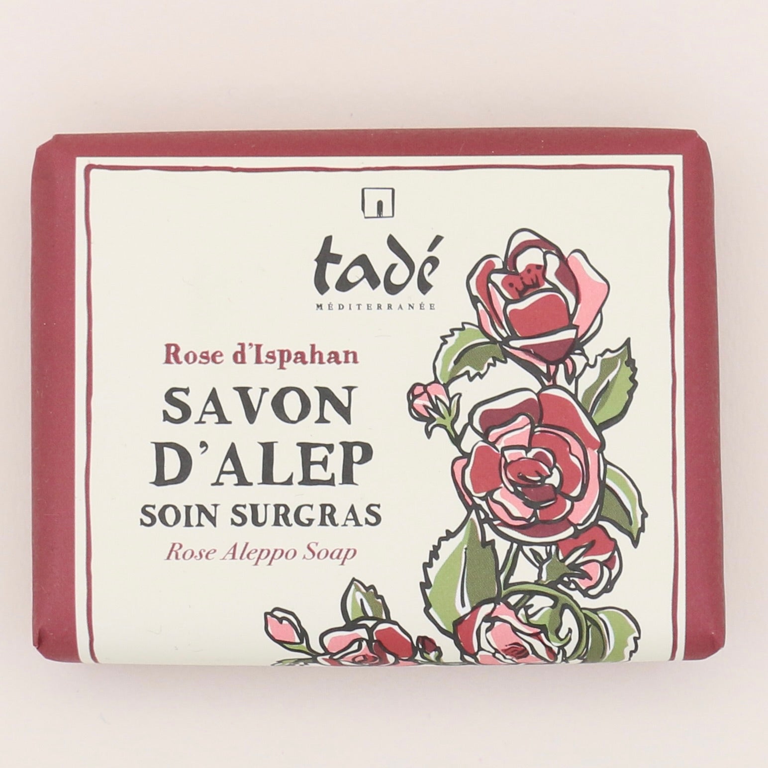 Savon d’Alep surgras Rose d’Ispahan 100g - Tadé