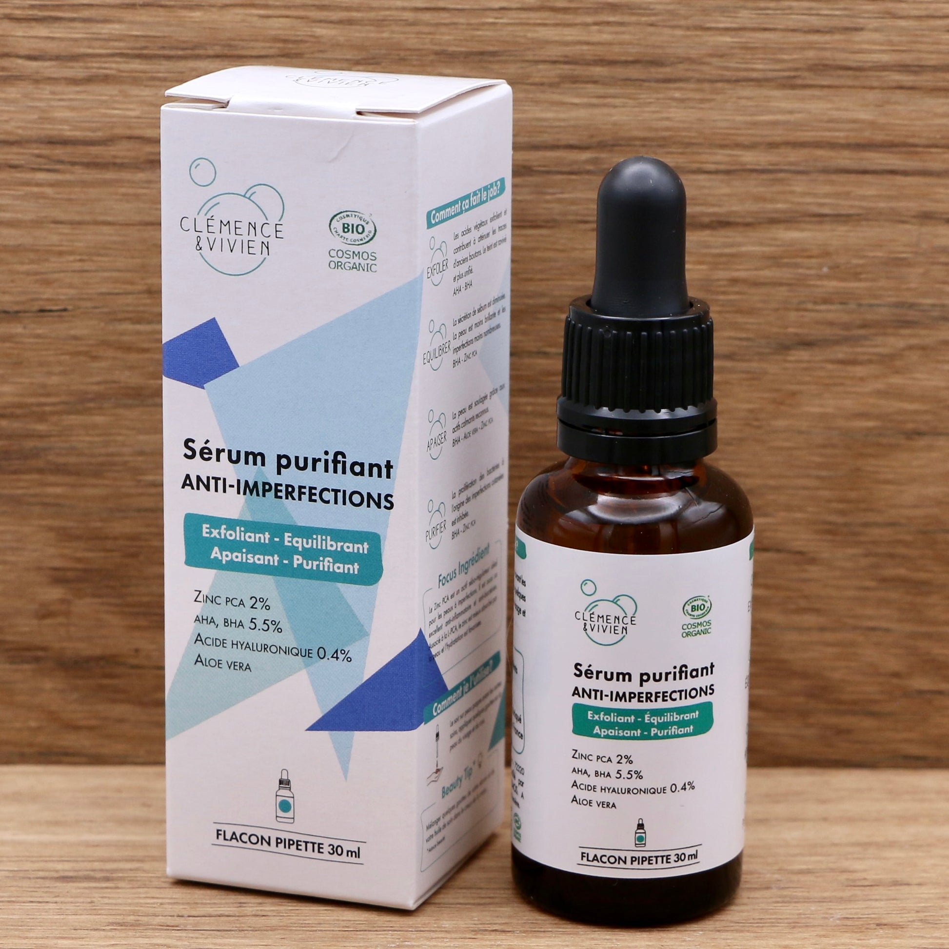 Sérum Purifiant Anti-Imperfections 30ml - Clémence & Vivien