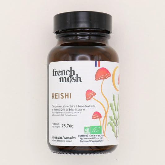 Gélules Reishi 56 unités - Frenchmush