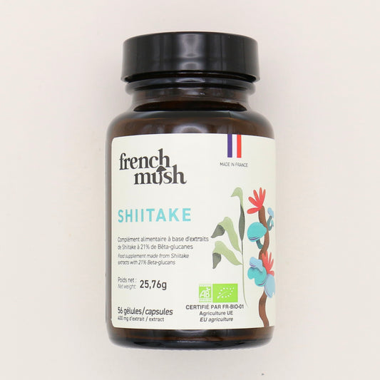 Gélules Shiitake 56 unités - Frenchmush