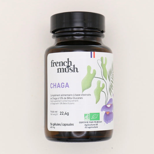 Gélules Chaga 56 unités - Frenchmush