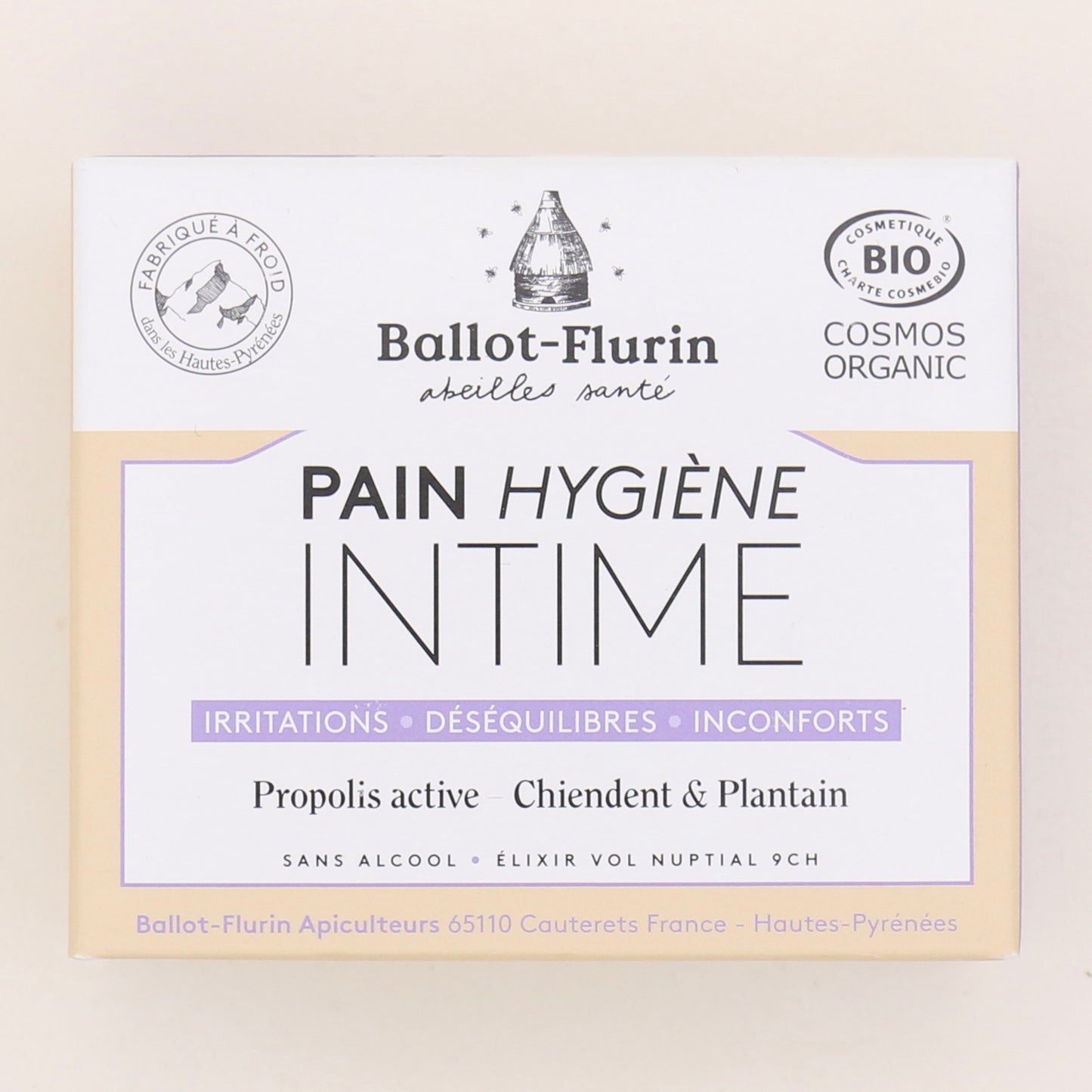 Pain Hygiène Intime 100g - Ballot-Flurin