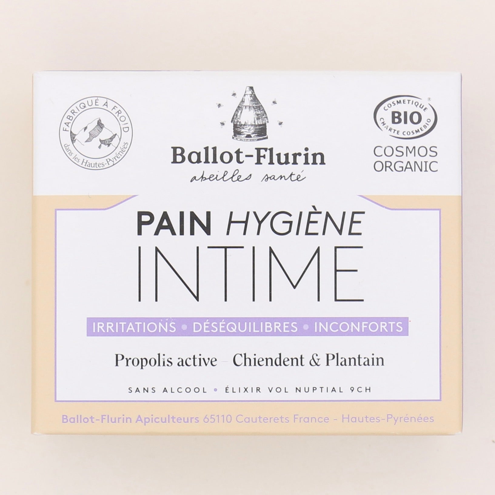 Pain Hygiène Intime 100g - Ballot-Flurin