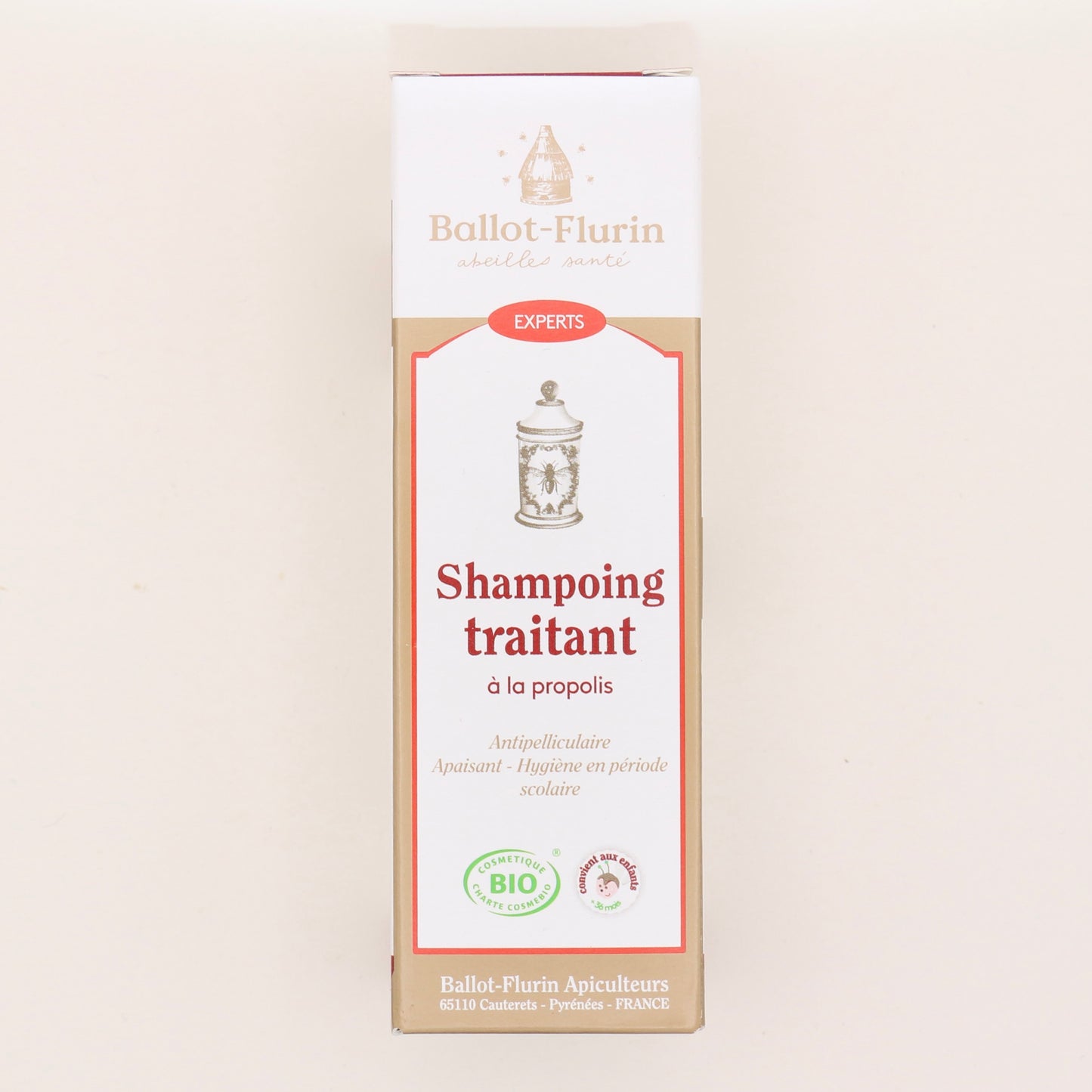 Shampoing Traitant à la Propolis 125 ml- Ballot-Flurin