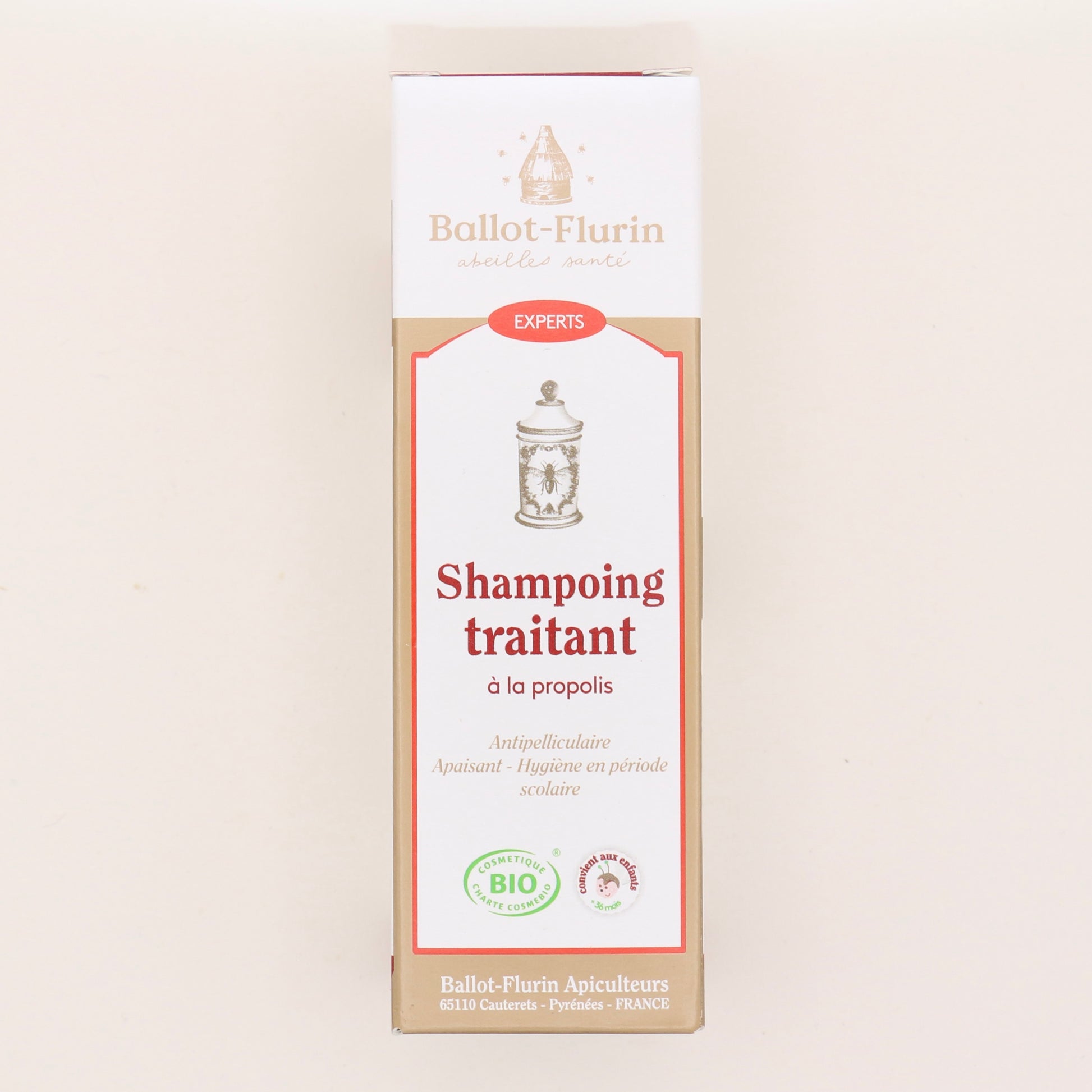 Shampoing Traitant à la Propolis 125 ml- Ballot-Flurin
