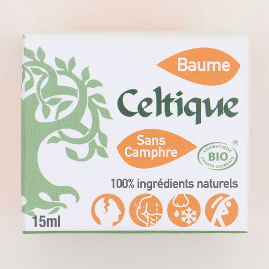 Baume Celtique sans camphre 15ml - Laboratoire des Sources