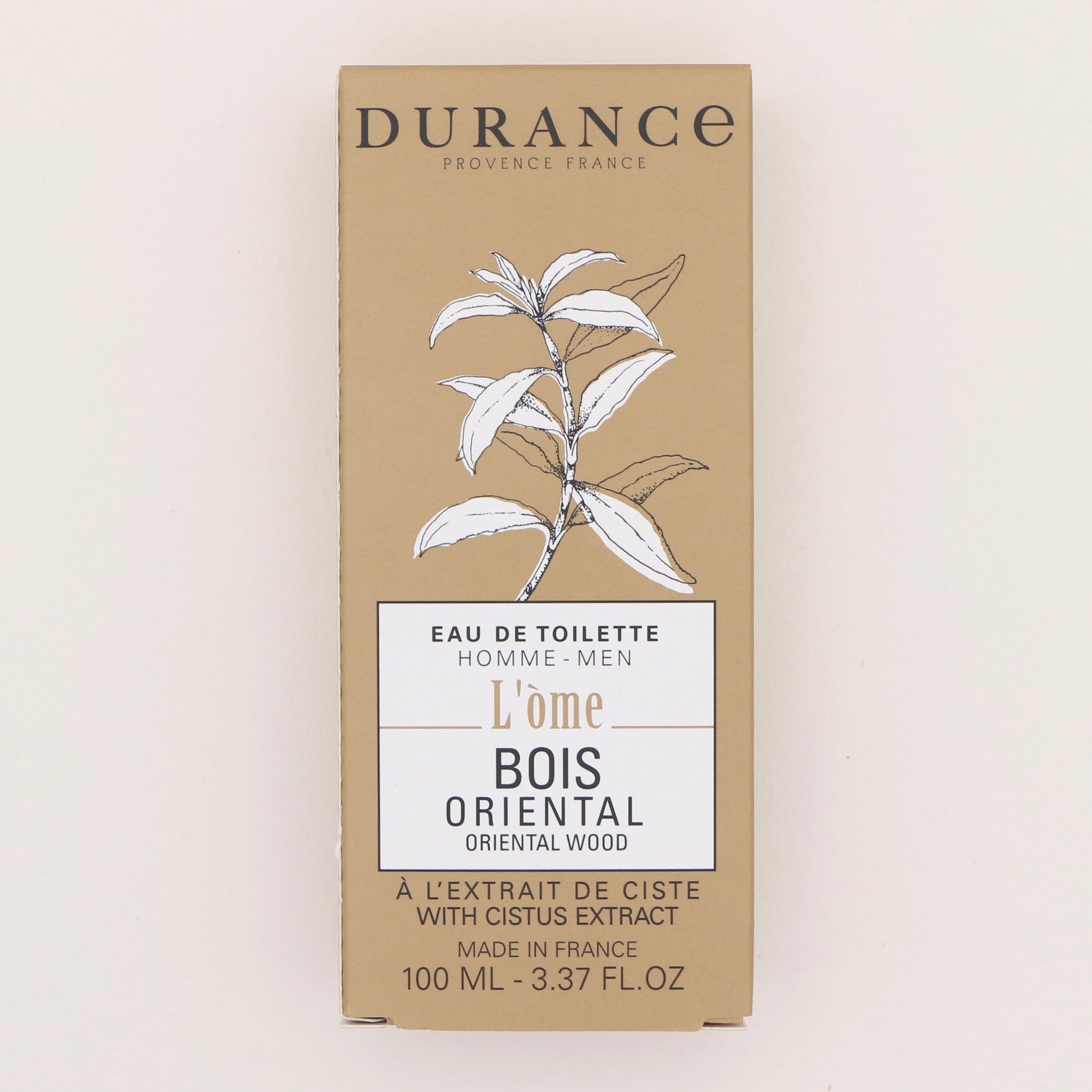 Eau de toilette Bois Oriental 100ml - Durance
