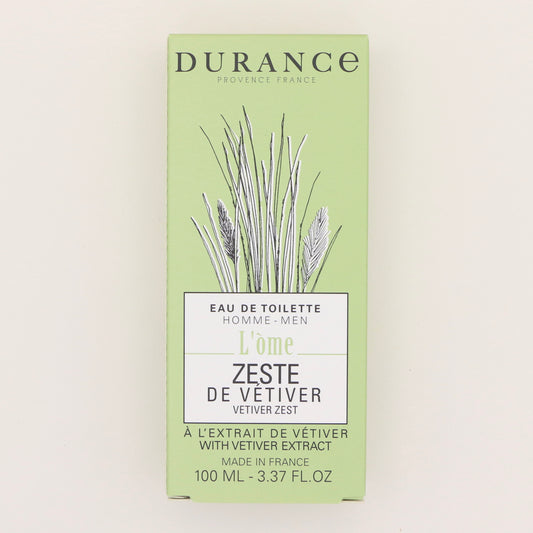 Eau de toilette Zeste de Vétiver 100ml - Durance