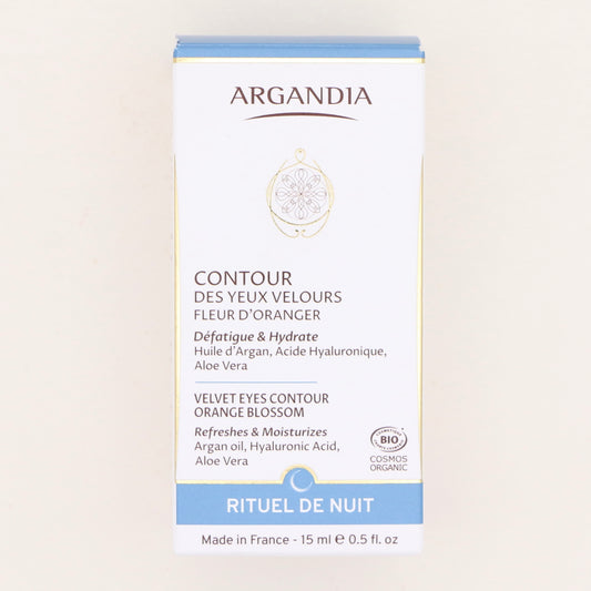 Contour des Yeux Velours 15ml, Rituel de Nuit - Argandia