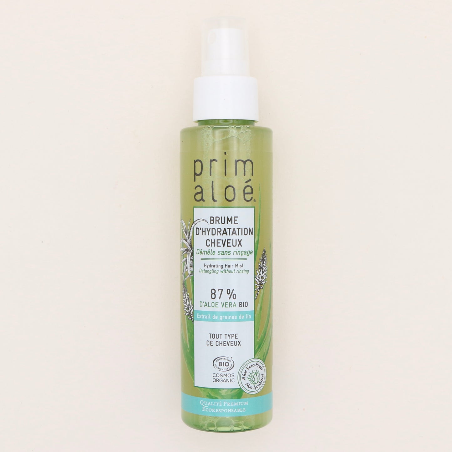 Brume Hydratation cheveux Aloé Vera 125ml - Beliflor
