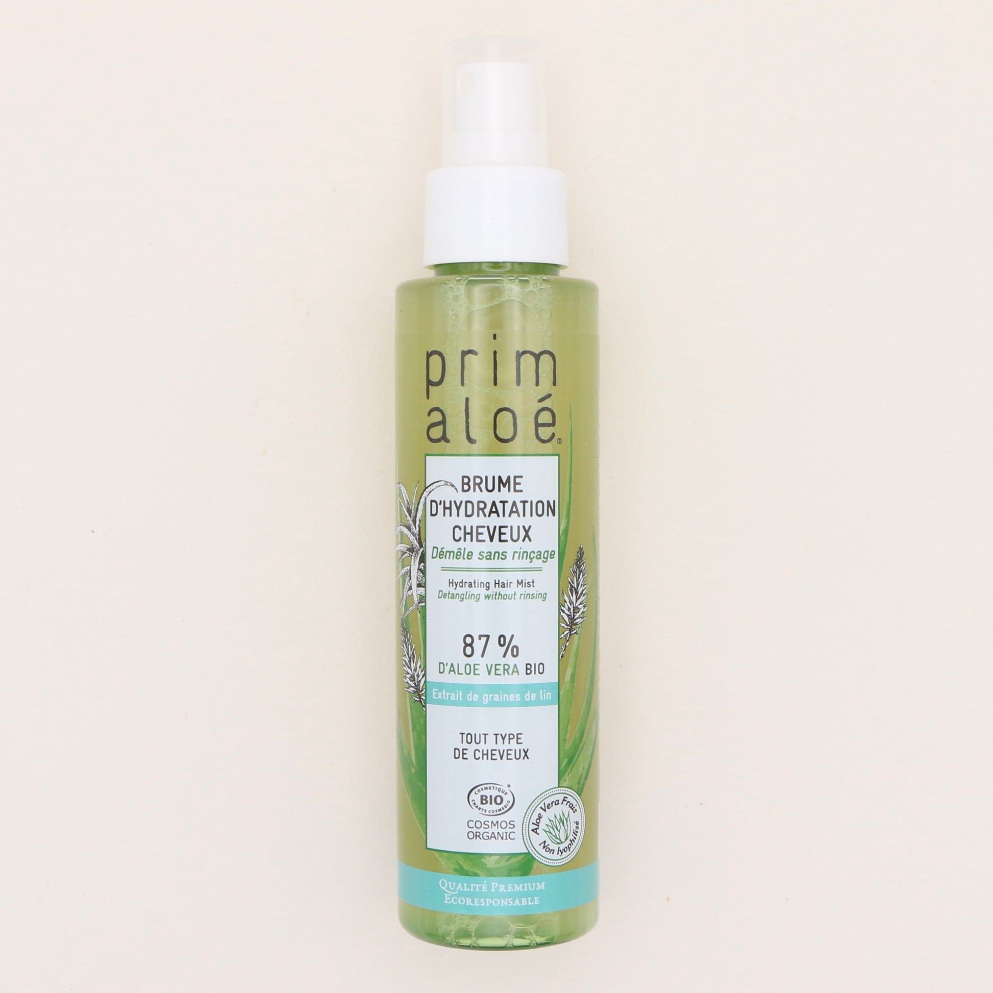 Brume Hydratation cheveux Aloé Vera 125ml - Beliflor