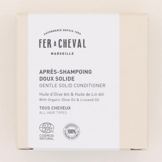 Après-shampoing doux solide 45g - Fer à Cheval