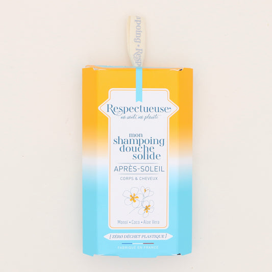 Shampoing douche Après-soleil 75g - Respectueuse
