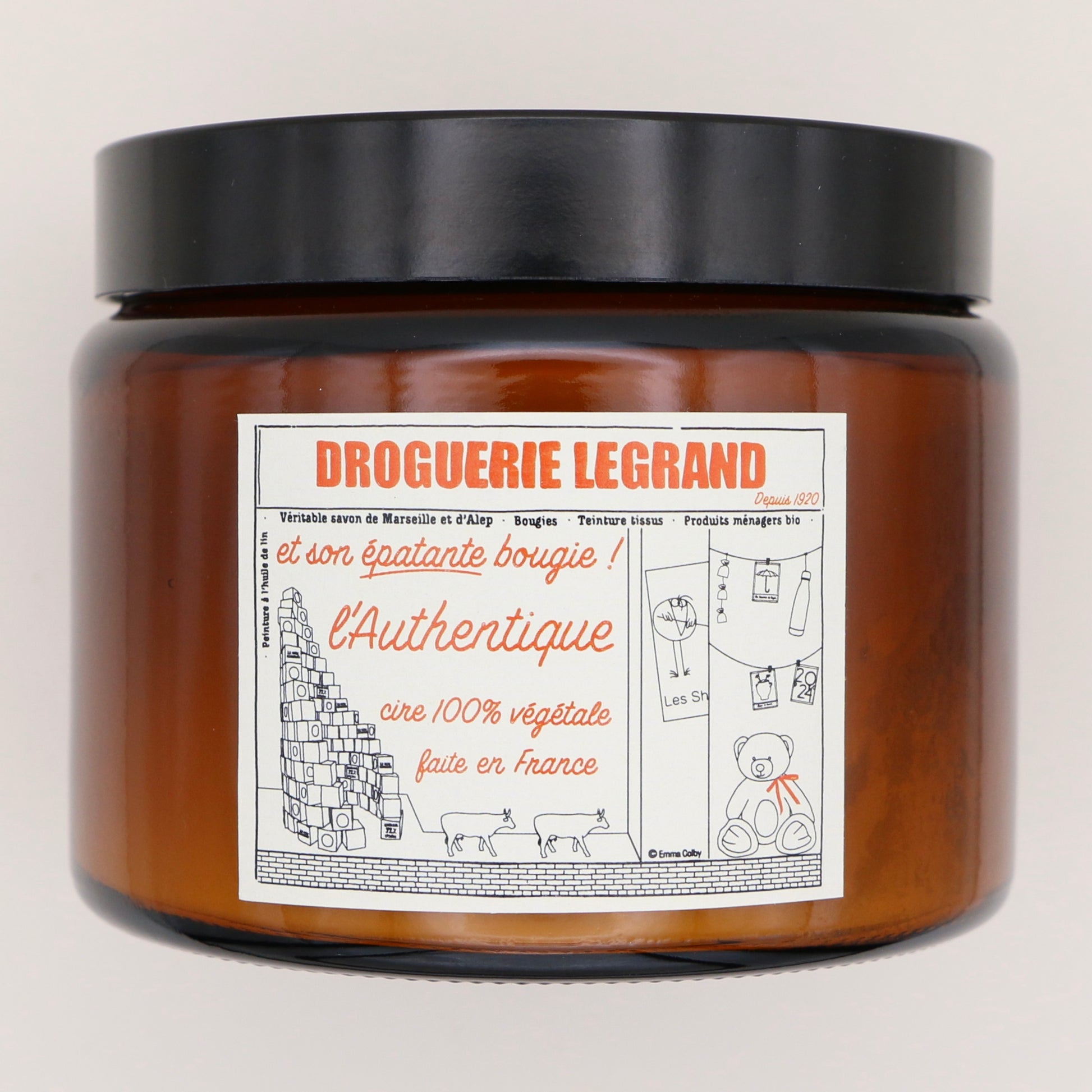 Bougie l’Authentique Grand Format - La Droguerie Legrand