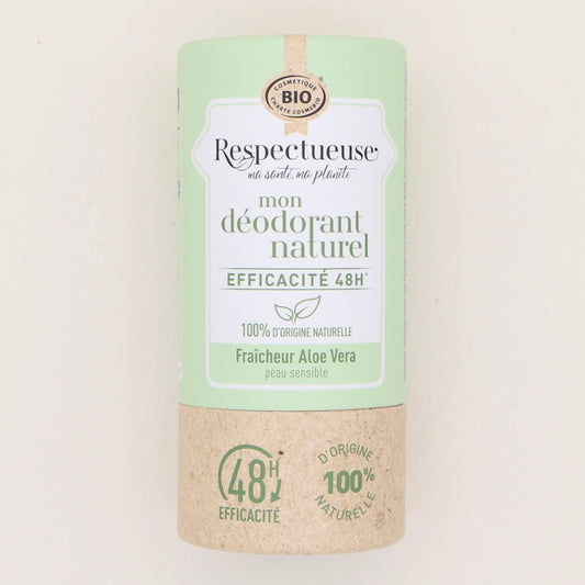 Déodorant naturel Aloé Vera 50gr - Respectueuse