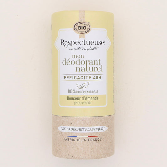 Déodorant naturel Douceur d’Amande 50gr - Respectueuse