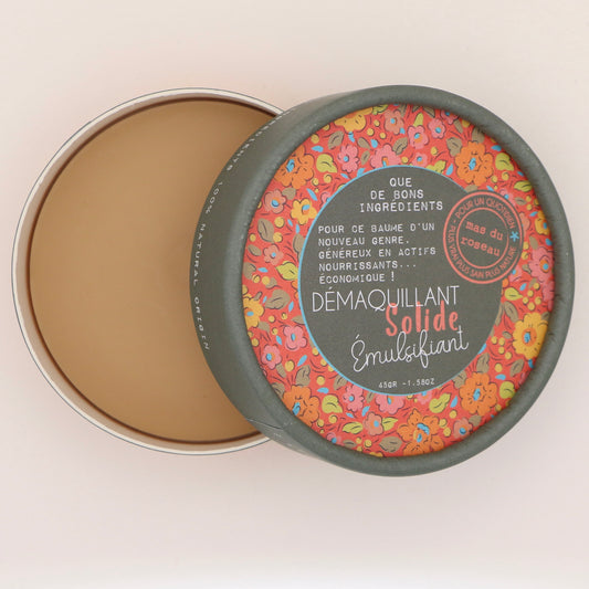 Démaquillant solide Émulsifiant 45gr - Mas du Roseau