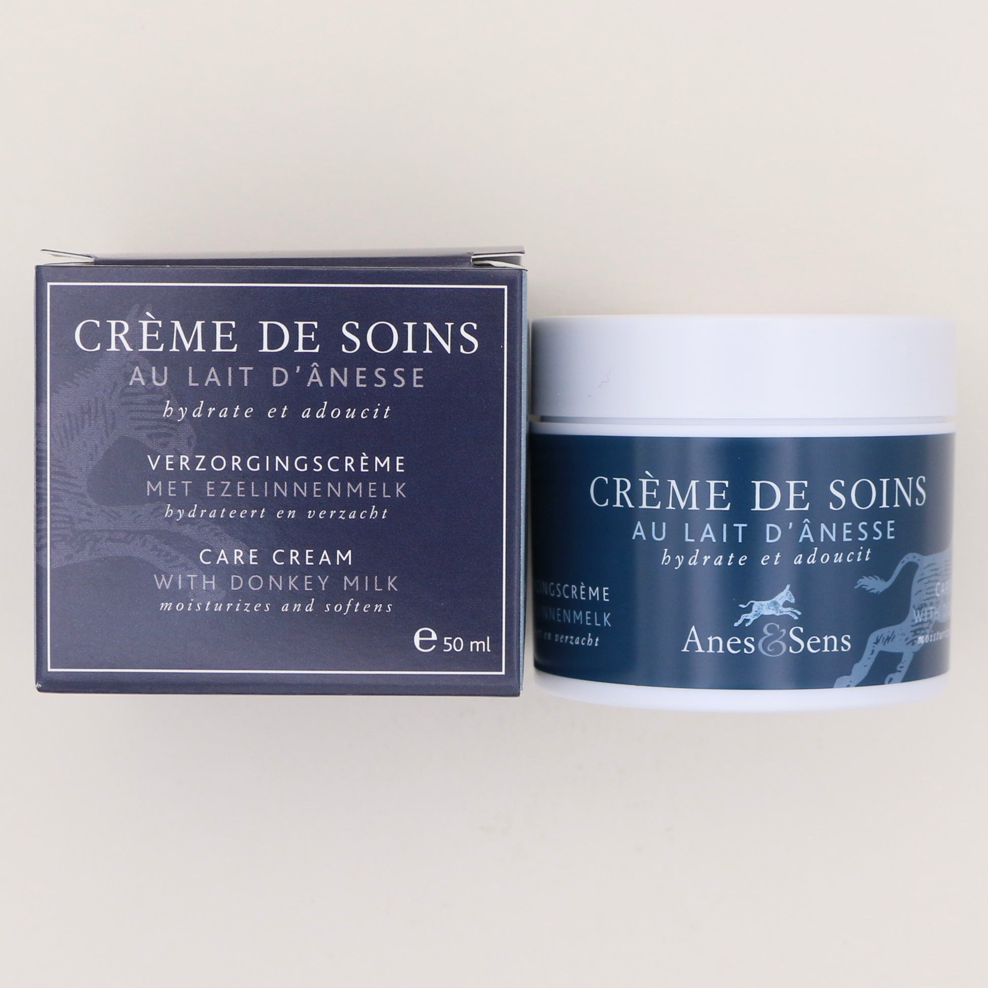 Crème de soins au lait d’ânesse 50ml - Anes & Sens
