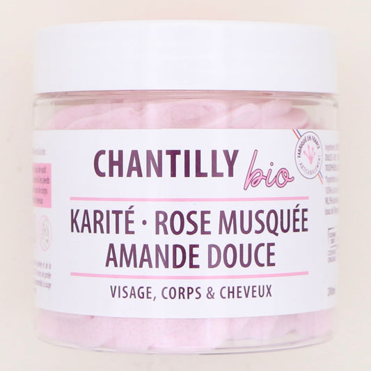 Chantilly Bio Karité/Rose Musquée/Amande Douce 200ml - Dr. Theiss
