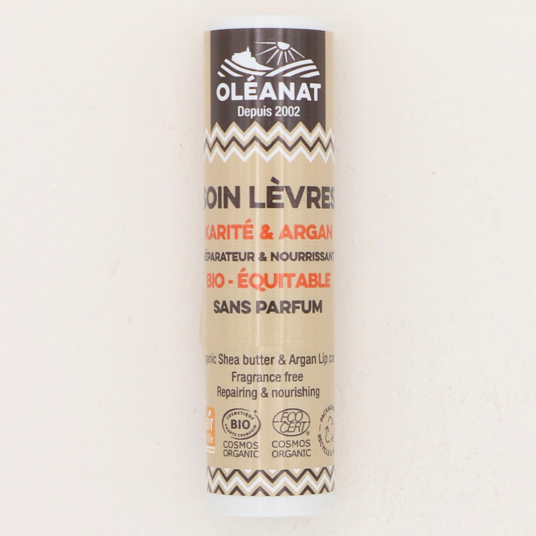 Baume à lèvres Karité/Argan 4,5g - Le Secret Naturel