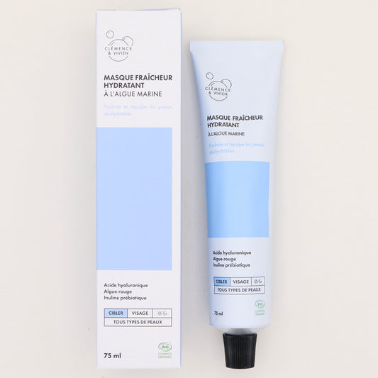 Masque fraîcheur Algue Marine 75ml - Clémence & Vivien