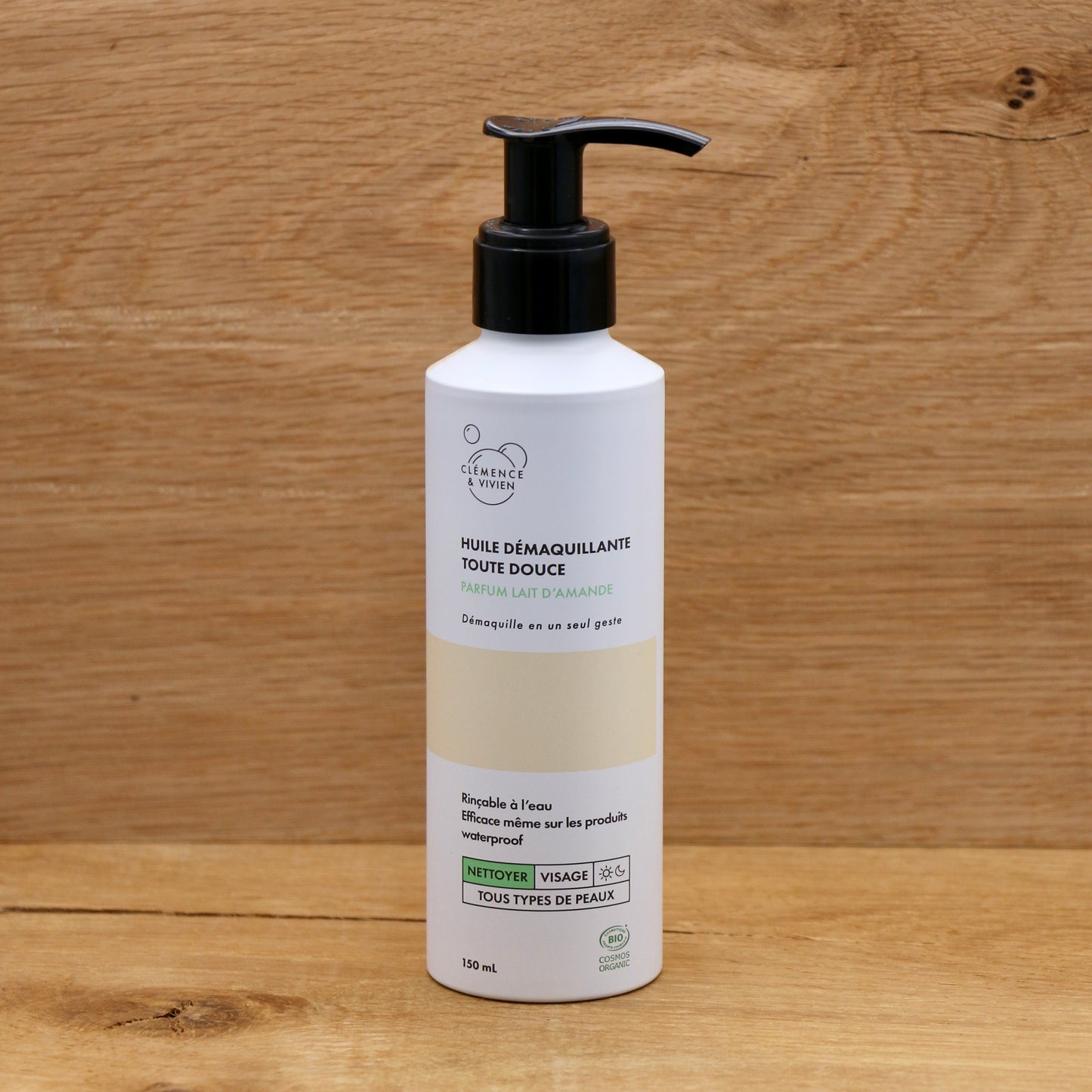 Huile démaquillante Lait d’Amande 100ml - Clémence & Vivien