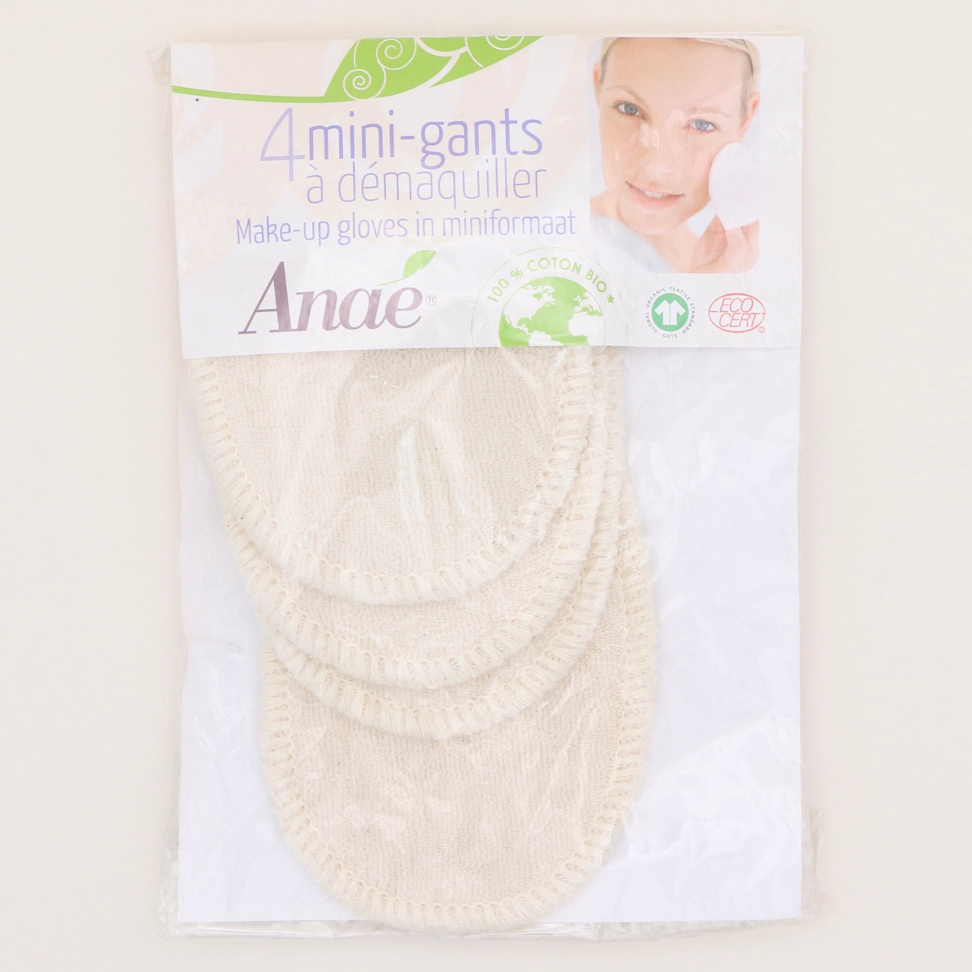 4 mini-gants à démaquiller - Anaé