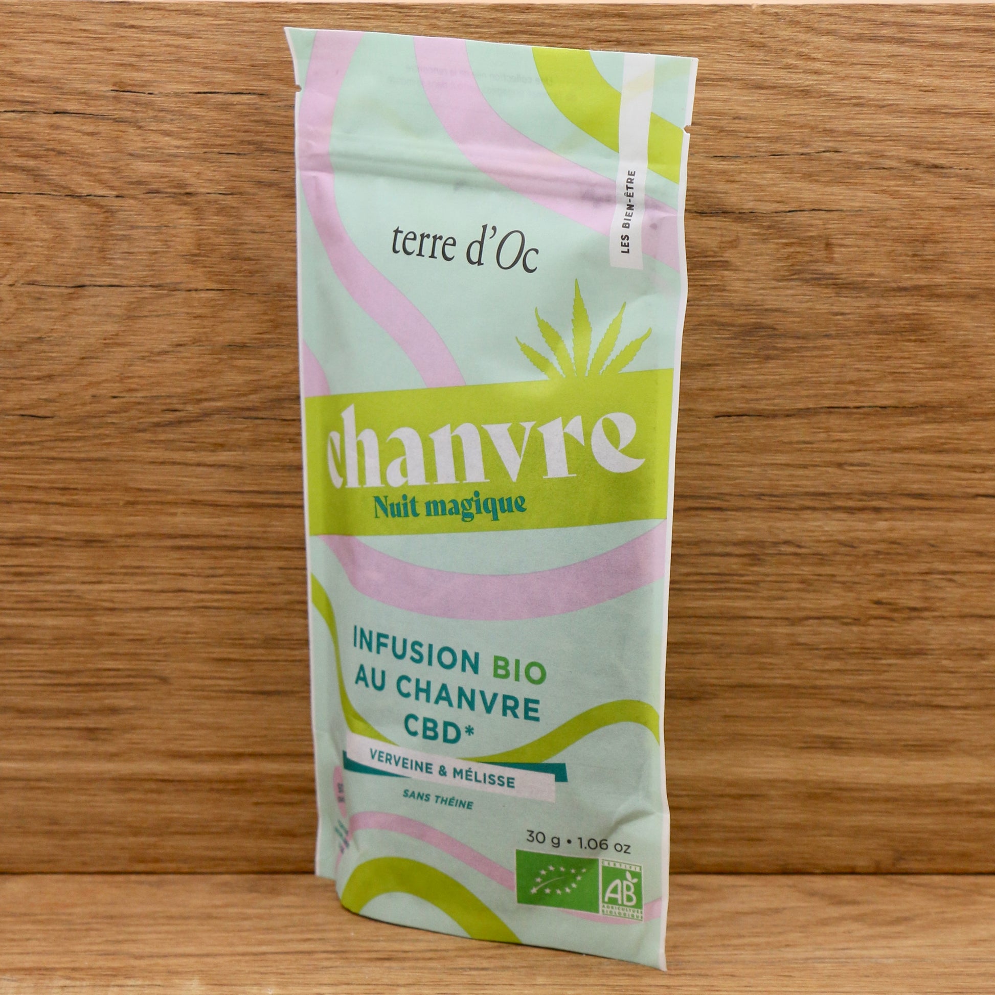 Infusion Bio au Chanvre Nuit Magique 30g - Terre d’Oc