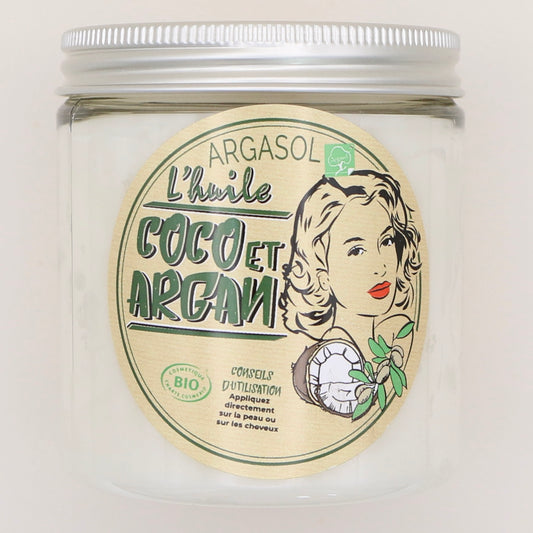 Huile de Coco & Argan 250ml - Argasol