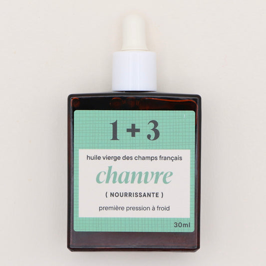 Huile vierge Chanvre 30ml - 1+3