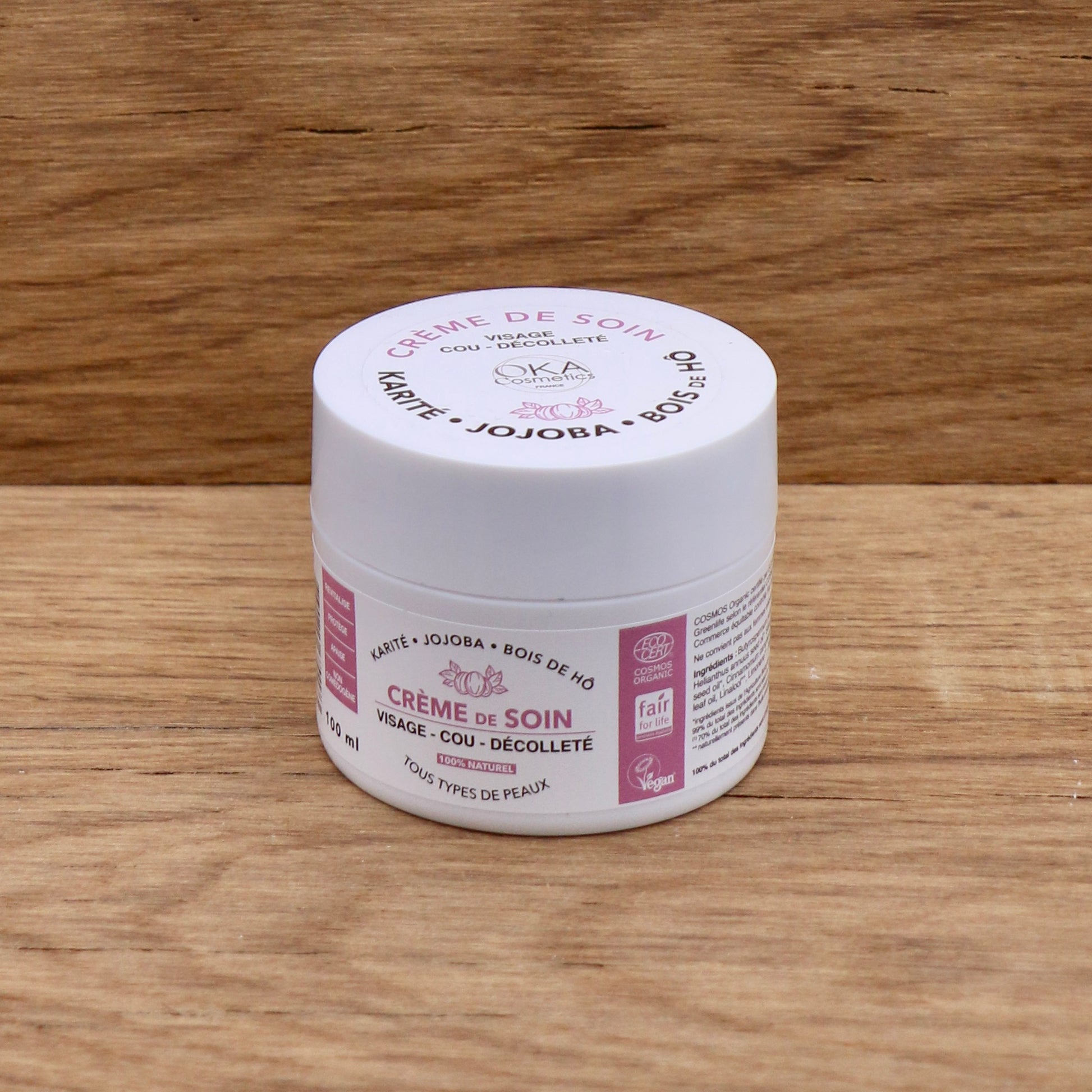 Crème de soin Anti ride 100ml - OKA Cosmetics
