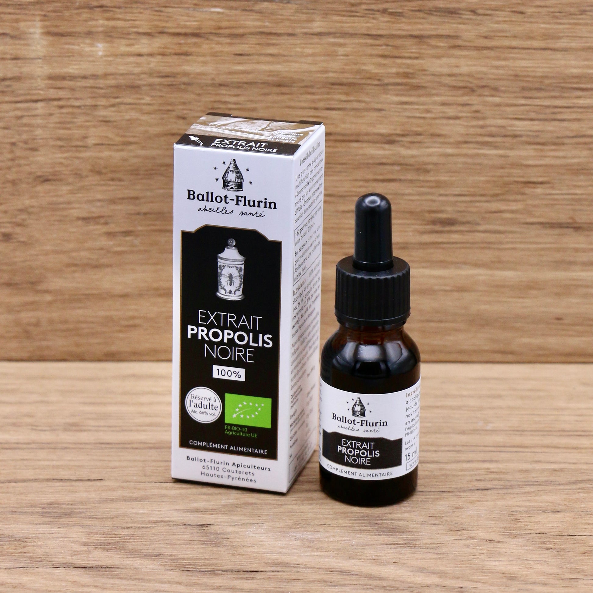 Extrait Propolis Noire 15ml - Ballot-Flurin