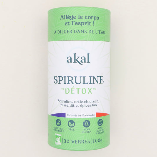 Spiruline Détox Bio 100g - Akal